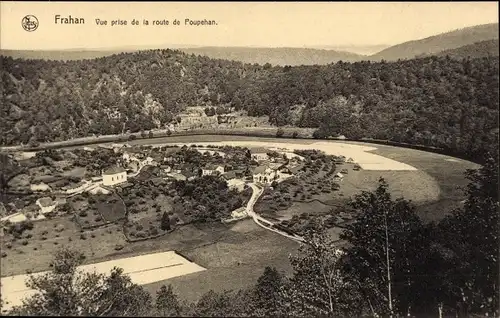 Ak Frahan sur Semois Wallonien Luxemburg, Vue prise de la route de Poupehan