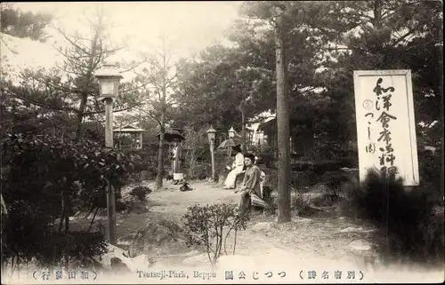 Ak Beppu Präfektur Oita Japan, Tsutsuji-Park, Damen