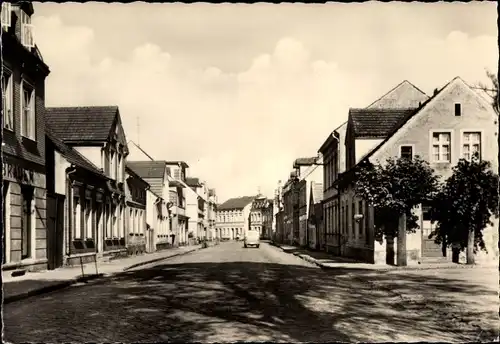 Ak Altdöbern in der Niederlausitz, Bahnhofstraße