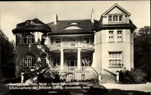 Ak Georgenthal in Thüringen, Haus Eichengrund, Erholungsheim der Friedrich-Schiller-Uni, Jena