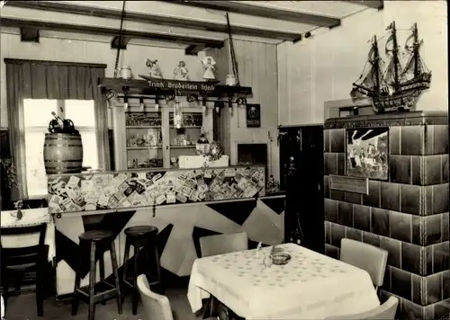 Ak Burg im Spreewald, Pension und Restaurant Waldschlößchen, Bar