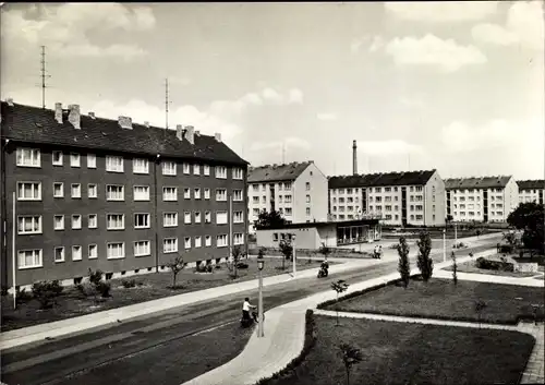 Ak Finsterwalde in der Niederlausitz, Otto-Nuschke-Straße, Wohnhäuser