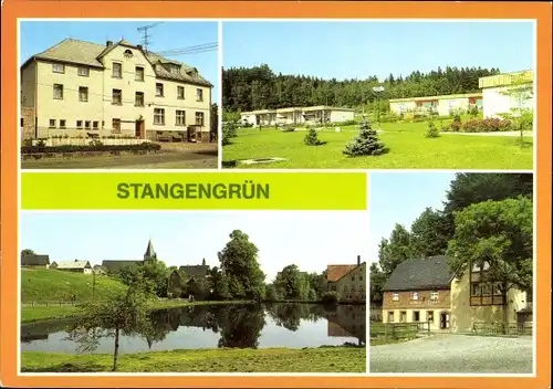 Ak Stangengrün Kirchberg in Sachsen, Dr. Theoder Neubauer Schulungsheim, Gasthaus zur Talmühle