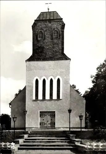 Ak Templin in der Uckermark, Katholische Kirche, Herz Jesu, Außenansicht