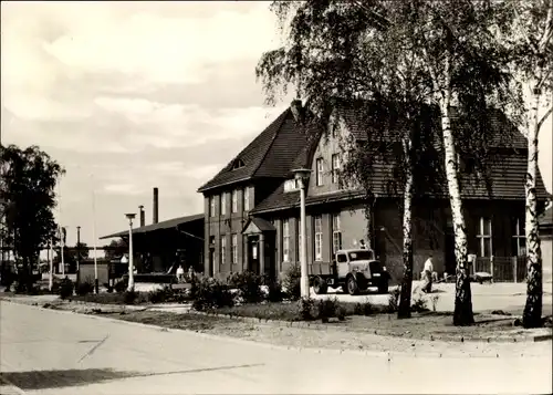 Ak Torgelow an der Uecker, Bahnhof