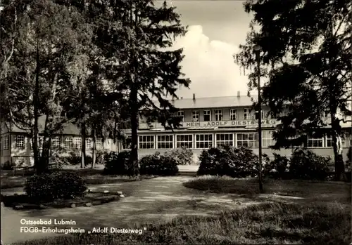 Ak Lubmin, FDGB Erholungsheim Adolf Diesterweg