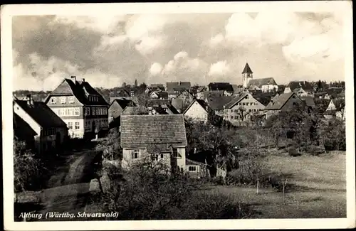 Ak Altburg Calw im Schwarzwald, Blick auf den Ort