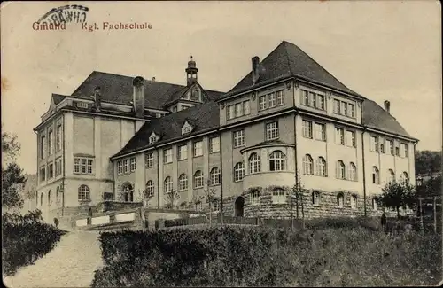 Ak Schwäbisch Gmünd in Württemberg, Kgl. Fachschule