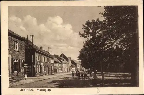 Ak Jüchen Nordrhein Westfalen, Marktplatz