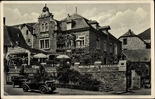 Ak Ediger Eller an der Mosel, Weinhaus Heiden, Hotel