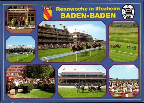 Ak Baden Baden, Rennplatz Iffezheim