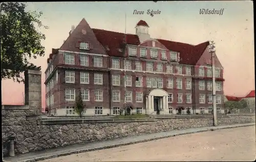 Ak Wilsdruff in Sachsen, Neue Schule
