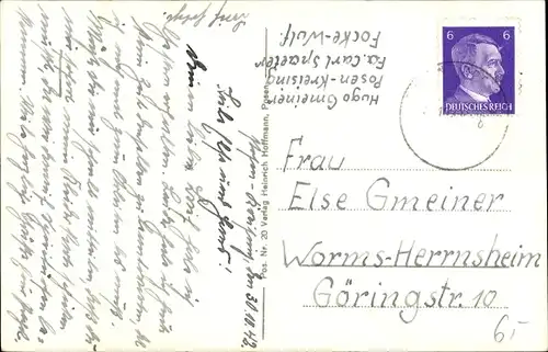 Ak Poznań Posen, Blick vom Rathausturm auf die Stadt