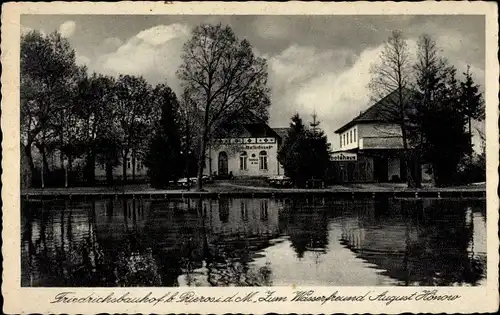 Ak Friedrichsbauhof Gussow in der Mark, Gasthaus Zum Wasserfreund