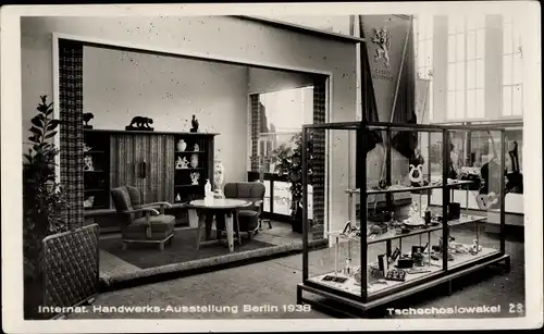 Ak Berlin, Internat, Handwerks-Ausstellung 1938, Tschechoslowakei