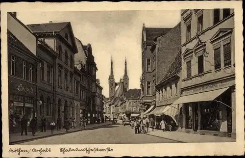 Ak Köthen in Anhalt, Schalaunische Straße, Hausgeräte-Laden von Gustav Hartmann
