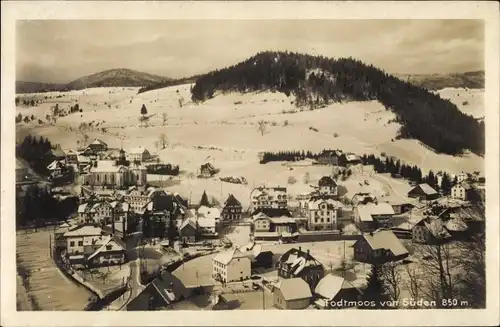 Ak Todtmoos im Schwarzwald, Gesamtansicht im Winter