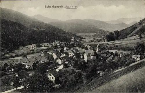 Ak Schenkenzell im Schwarzwald, Gesamtansicht