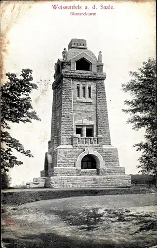 Ak Weißenfels an der Saale, Bismarckturm