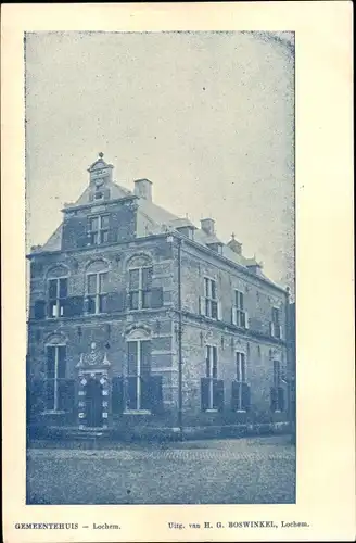 Ak Lochem Gelderland, Gemeentehuis, Gemeindehaus