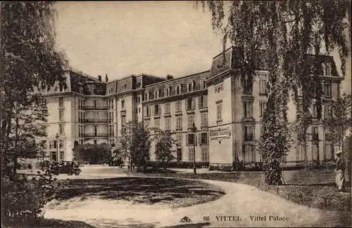 Ak Vittel Lothringen Vosges, Vittel Palace