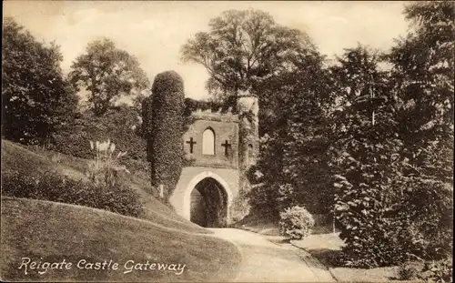 Ak Reigate South East England, Reigate Castle Gateway