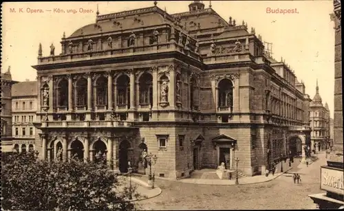 Ak Budapest Ungarn, Opera