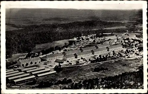 Ak Le Valdahon Doubs, Camp du Valdahon, Vue generale du Camp, Luftansicht