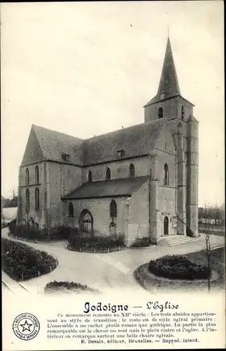 Ak Jodoigne Wallonisch Brabant, l'Eglise, Kirche