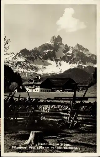 Ak Filzmoos im Pongau in Salzburg, Bischofsmütze, Post