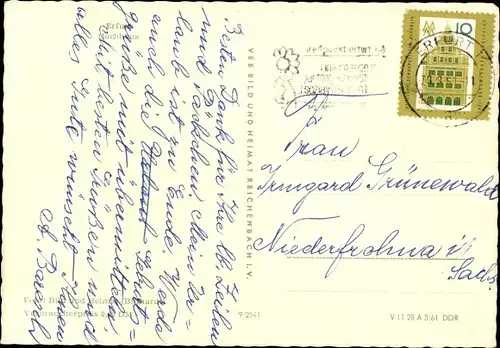 Ak Erfurt in Thüringen, Hochhaus