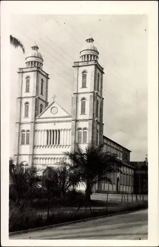 Foto Ak Douala Duala Kamerun, Cathedrale