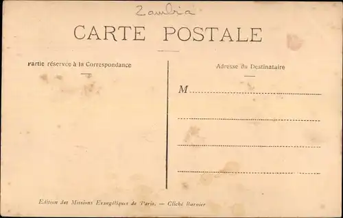 Ak Kitwe Sambia, Fillettes de l´internat, cousant