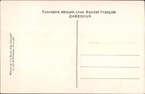 Ak Kamerun Cameroun, Village de pecheurs