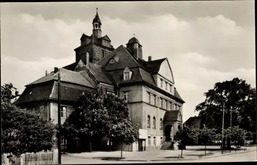 Ak Dommitzsch Elbe Nordsachsen Sachsen, Rathaus