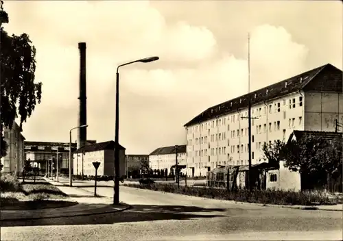 Ak Guben Niederlausitz, Franz-Mehring-Straße