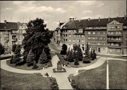 Ak Torgau an der Elbe, Martha Brautzsch Platz, Denkmal