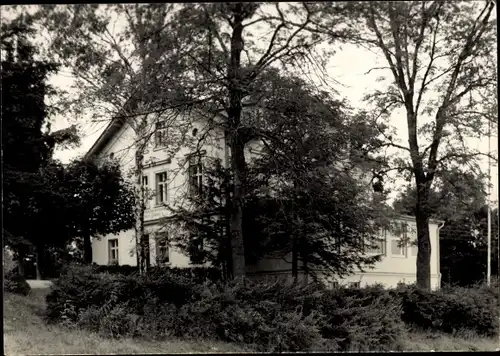 Ak  Mühlhausen Bad Elster Vogtland, Ernst-Grube-Heim, Außenansicht