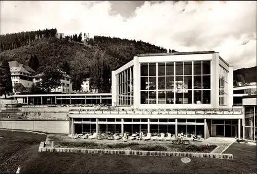 Ak Bad Wildbad im Schwarzwald, Thermal- Bewegungsbad, Freibad, Liegehallen