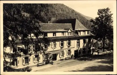 Ak Lierbach Allerheiligen Oppenau im Schwarzwald, Wasserfall Hotel