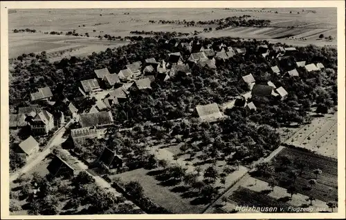 Ak Holzhausen in Thüringen, Fliegeraufnahme