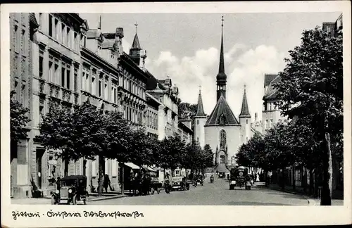 Ak Zittau in der Oberlausitz, schöne Detailansicht