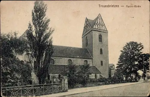 Ak Treuenbrietzen in Brandenburg, Marienkirche