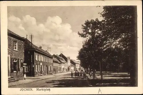 Ak Jüchen Nordrhein Westfalen, Marktplatz