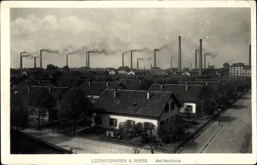 Ak Ludwigshafen am Rhein Rheinland Pfalz, Anilinkolonie