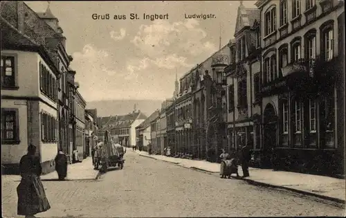 Ak Sankt Ingbert im Saarland, Ludwigstraße