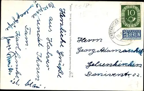 Ak Halver in Westfalen, Ortsansichten, Park