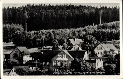 Ak Sohland an der Spree Sachsen, Gasthof zur Oberschmiede