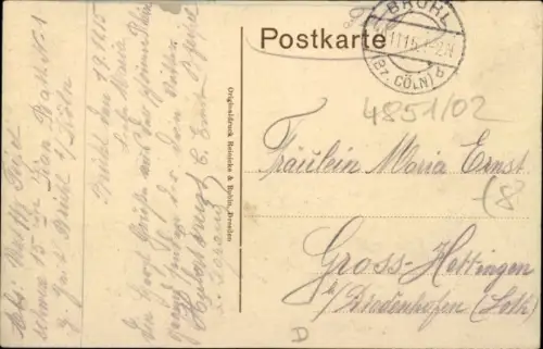 Ak Brühl Rheinland, Gartenstraße