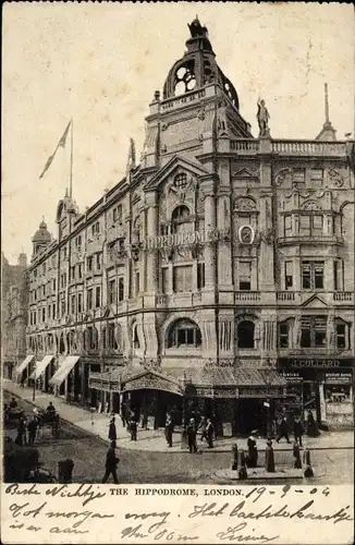 Ak London City England, Hippodrome frontal